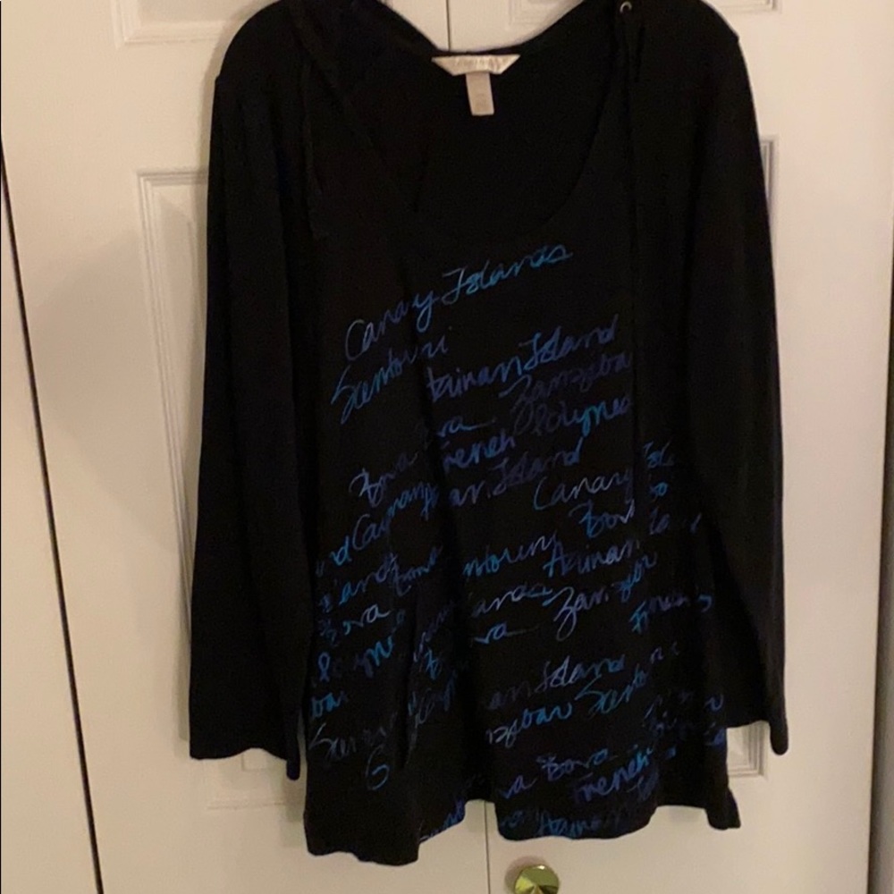 Cacique Comfy Black Hoodie